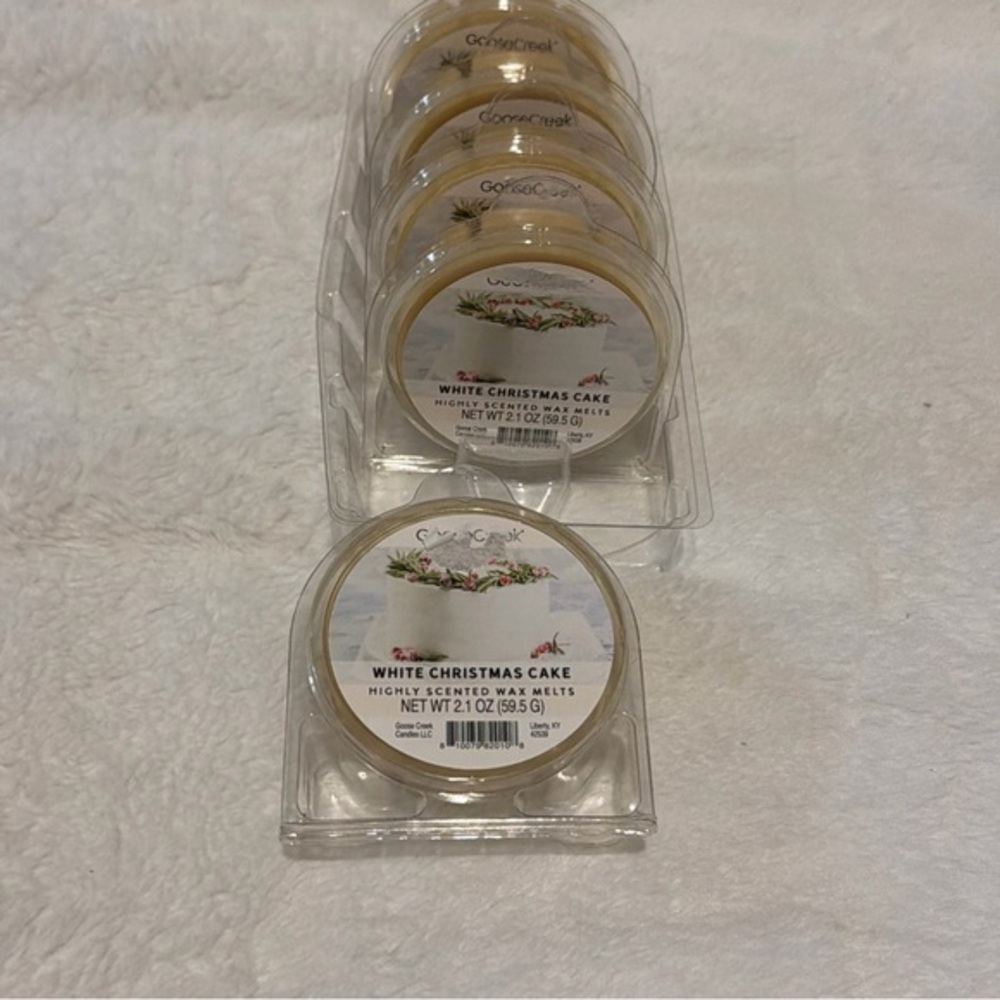 Goose Creek WHITE CHRISTMAS CAKE Highly Scented Wax Melts Box Of 6
